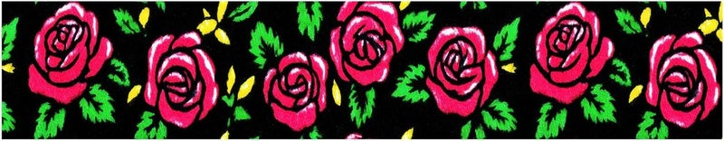 IOHEFY Red Rose Wallpaper Border 196x4 Inch Removable Wall Border Peel and Stick Floral Design with Green Leaves for Bedroom Bathroom Kitchen Living Room Wall Trim Decor Romantic Vintage Style - Image 4